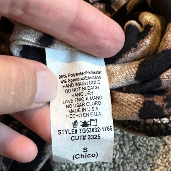 Women's Leopard Small Long-sleeve bodysuit - Picture 4 of 6